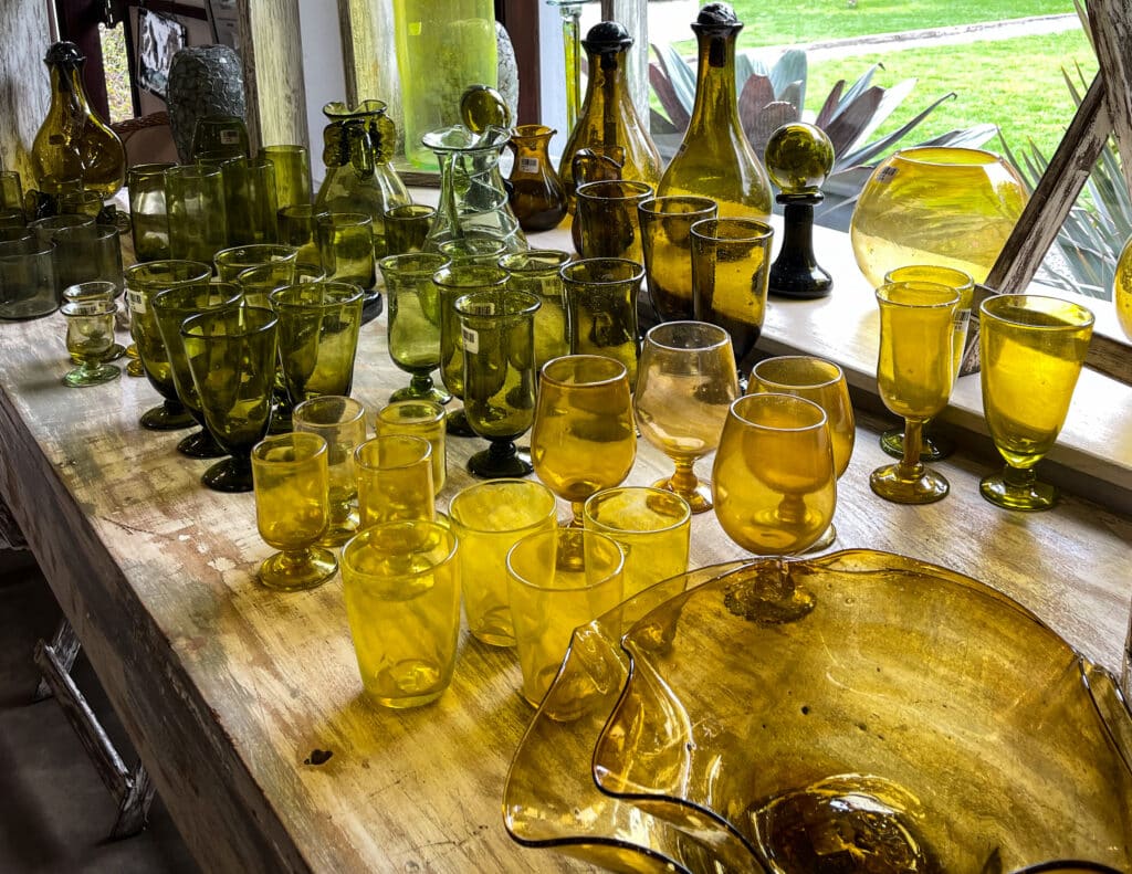 Amazing glass designs for sale. Kenya. Photo: Julie Dee Suman