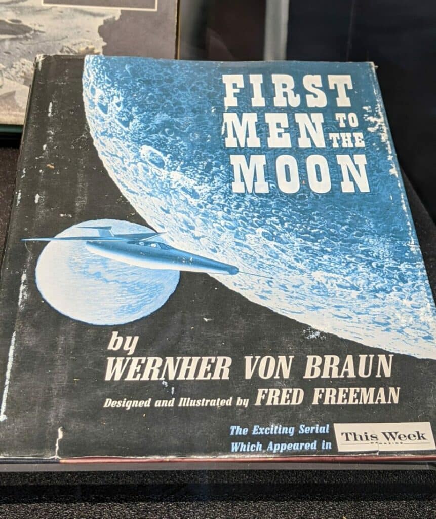 First Men to the Moon book. Photo: Cara Siera