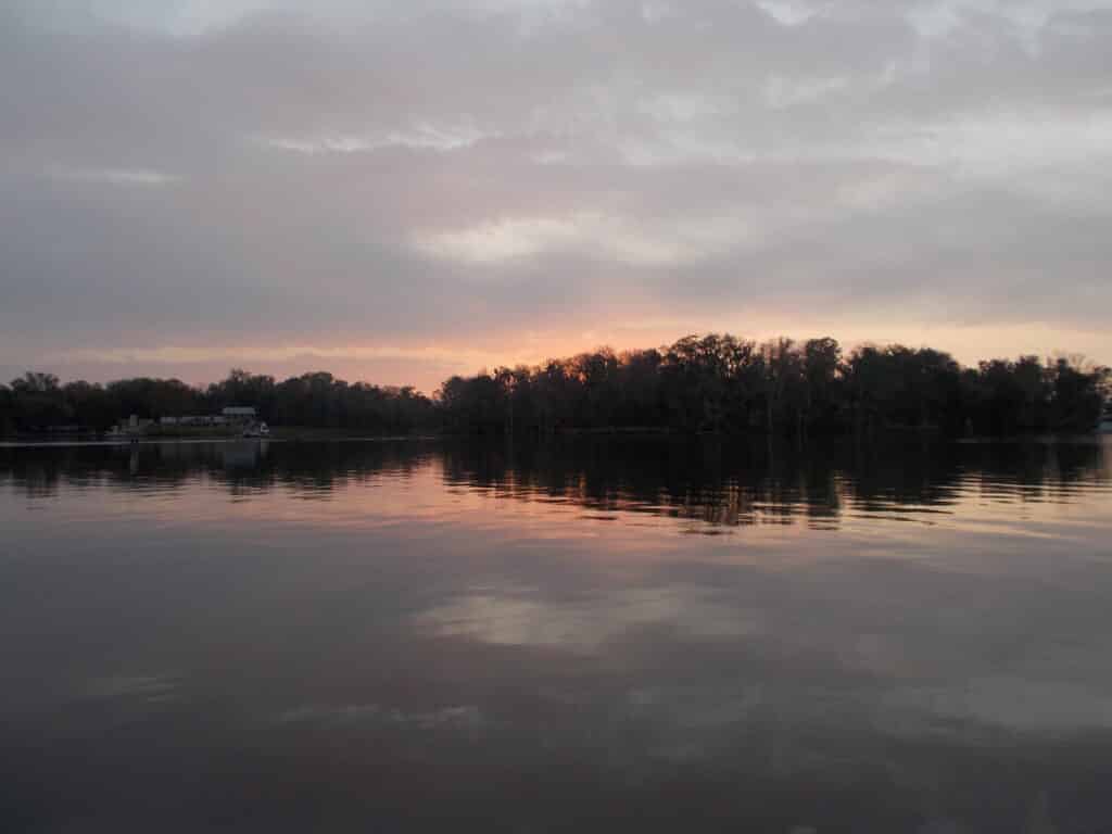 Sunrise over Crystal River. Photo: Cara Siera