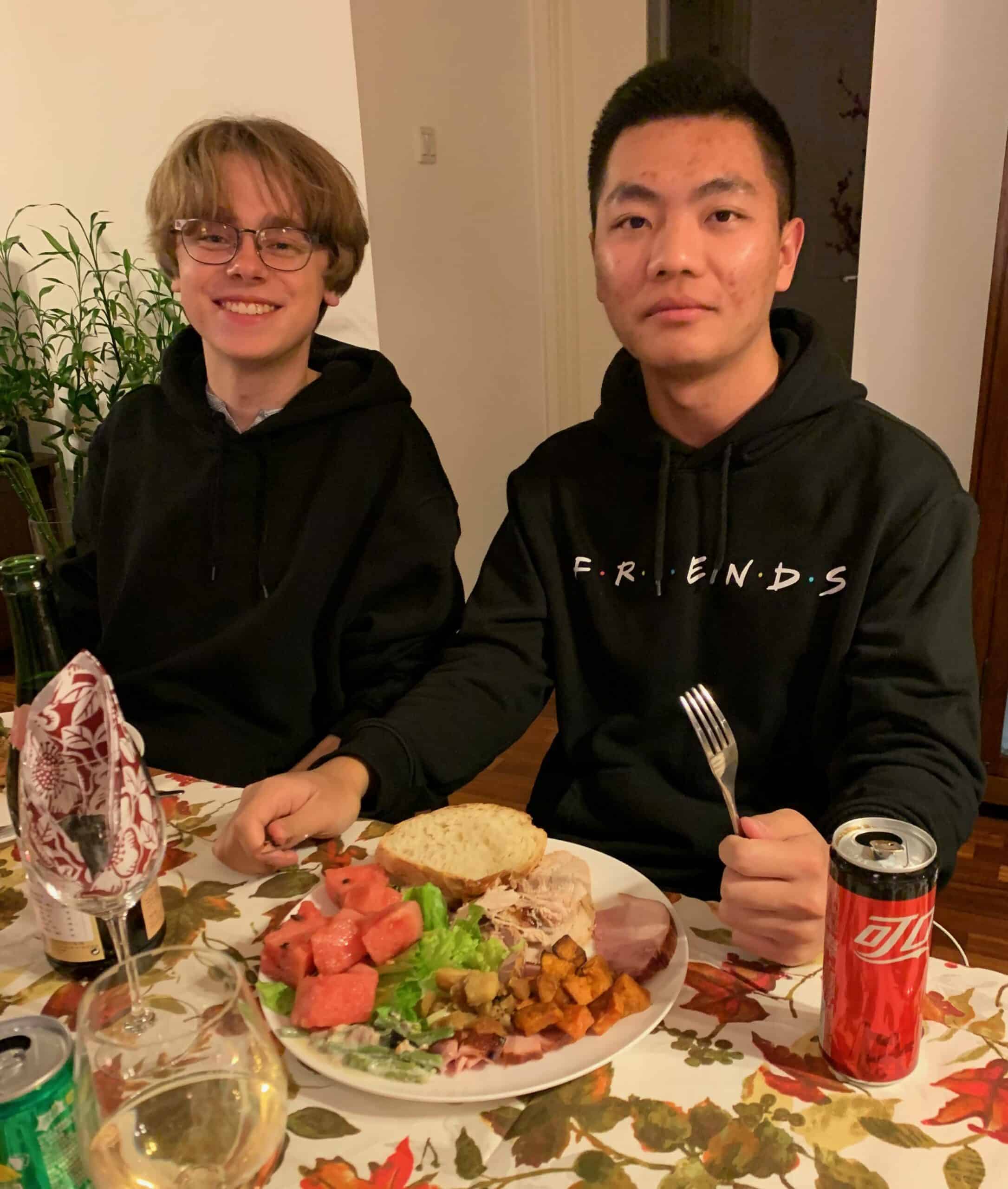 Thanksgiving dinner in Beijing. Photo: Kirsten Harrington