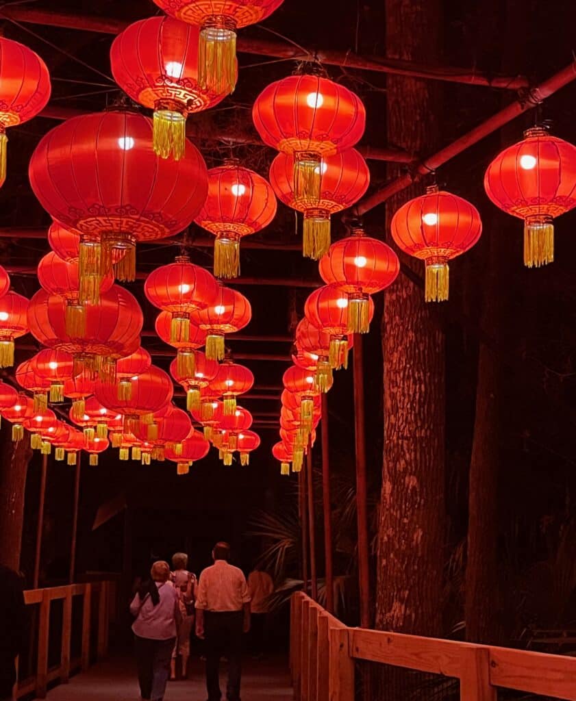 Ornate Lantern Corridor. Photo: Kirsten Harrington