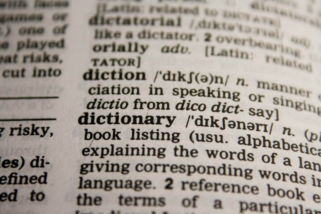 dictionary-page