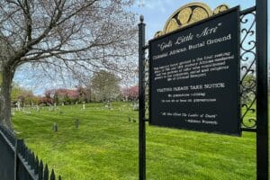 God's Little Acre, the colonial African burial ground in Newport Rhode Island. Photo by Kenneth C. Zirkel CC 4.0
