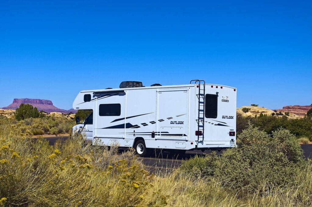 RV motorhome caravan-at-needles-