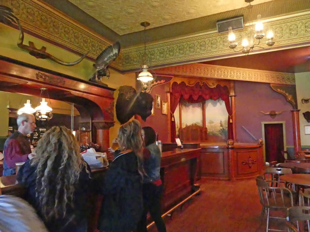 Inside Long Branch Saloon. Photo: Kathleen Walls