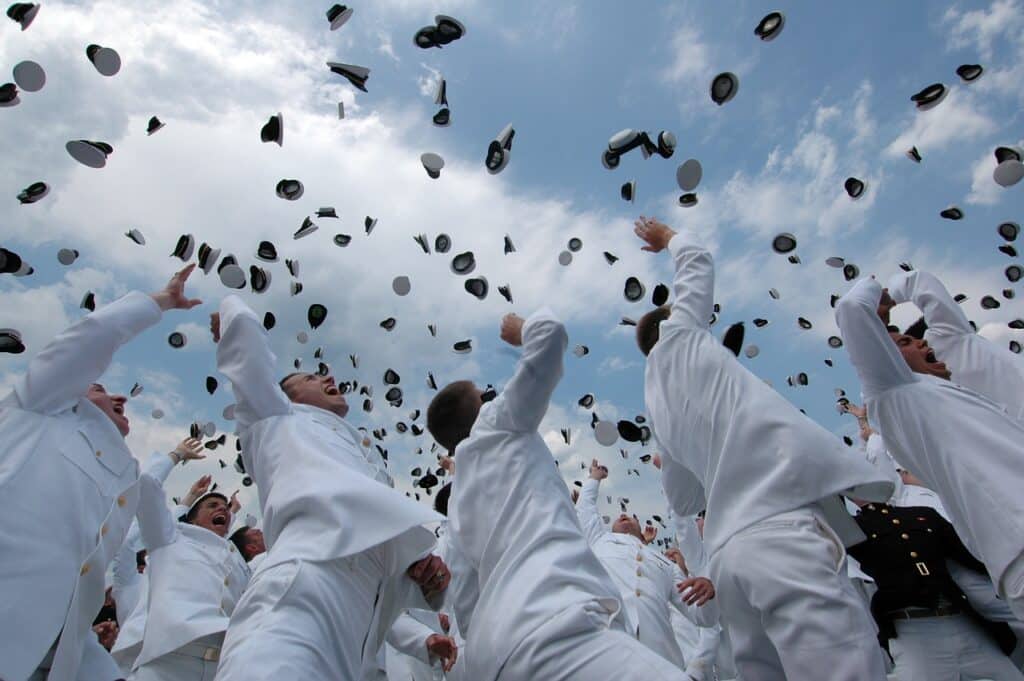 Naval Academy graduates in Annapolis