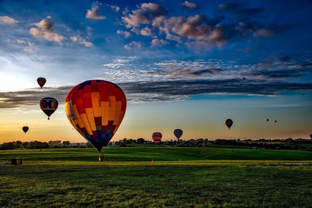 Hot Air Ballooning in Iowa