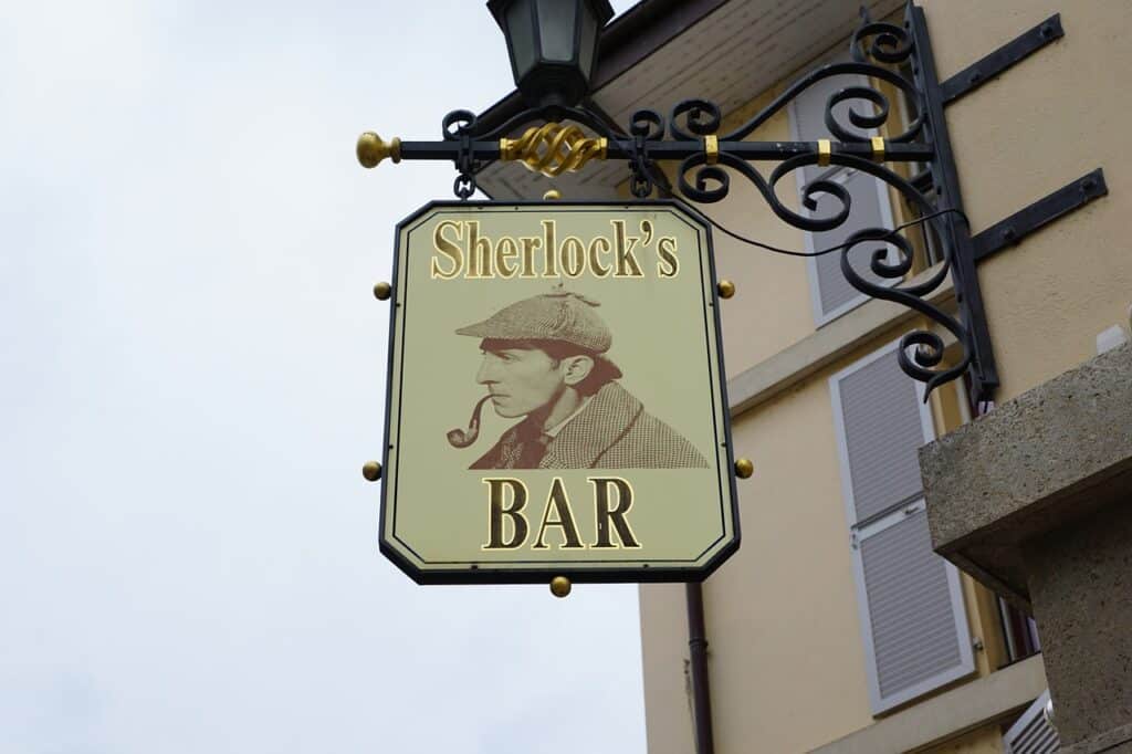 Sherlock's pub. It's elementary Watson
