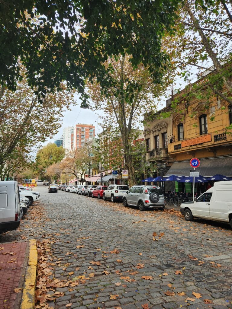 san Telmo cobbled street