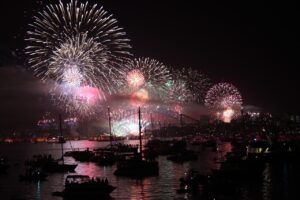 Sydney Harbour fireworks for New Year's Eve