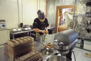 Escazu chocolate maker at work Photo credit Chris Richman