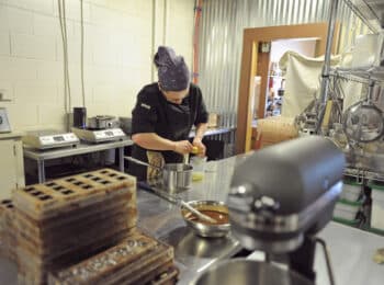 Escazu chocolate maker at work Photo credit Chris Richman